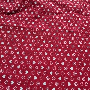red heart sewing fabric
